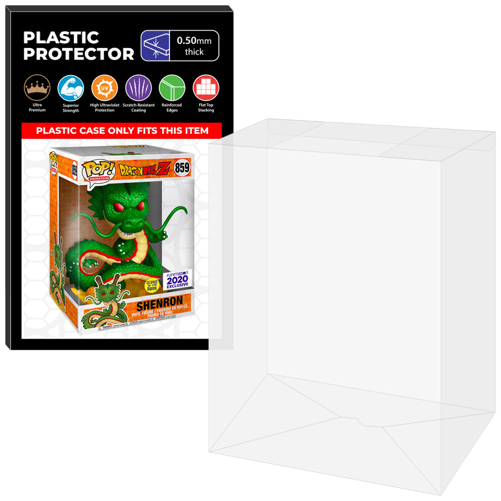 Pop Protector for 10 inch Shenron Glow in the Dark Metallic #859 Jumbo Funko Pop