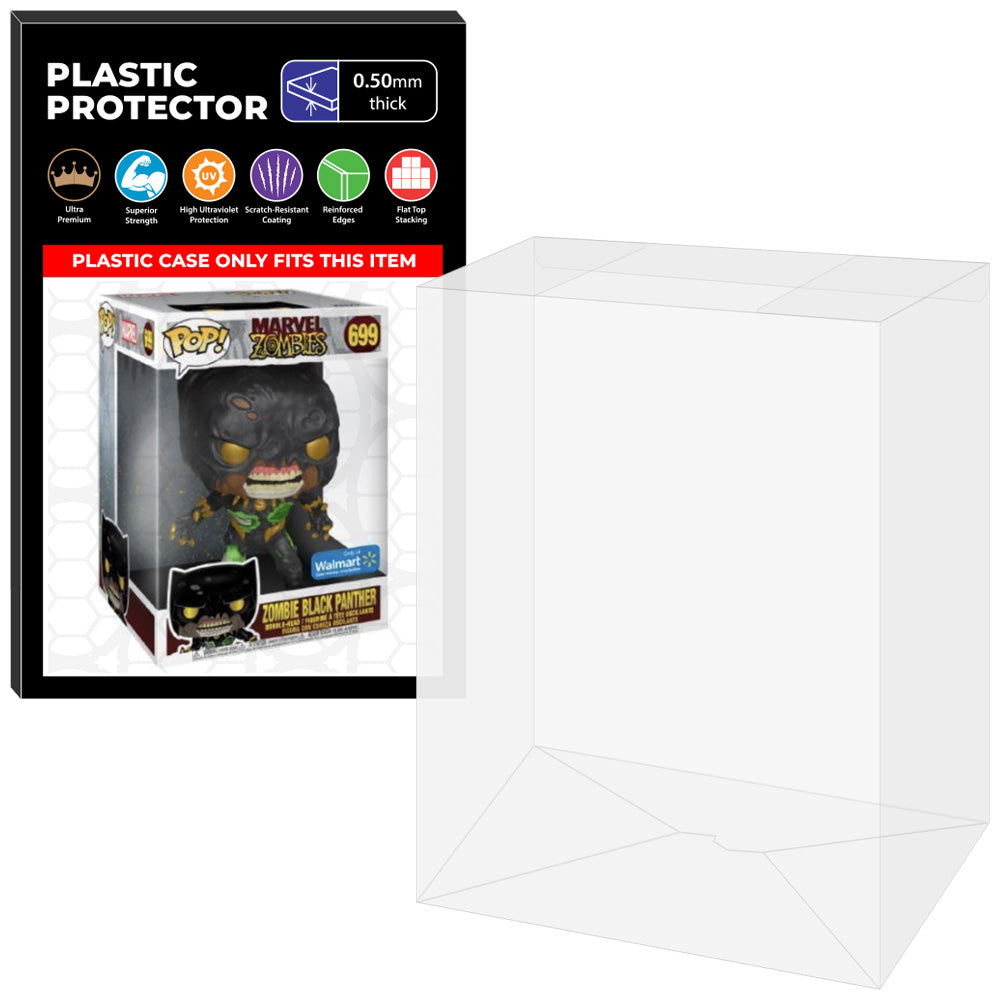 Pop Protector for 10 inch Zombie Black Panther #699 Jumbo Funko Pop