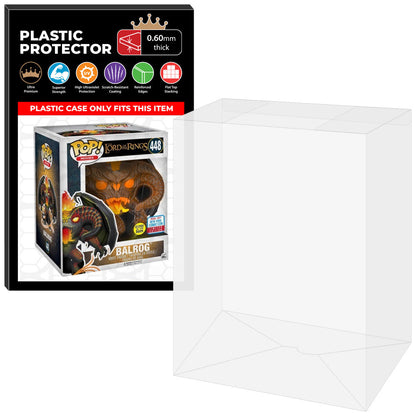Pop Protector for 6 inch Balrog Glow NYCC #448 Super Funko Pop