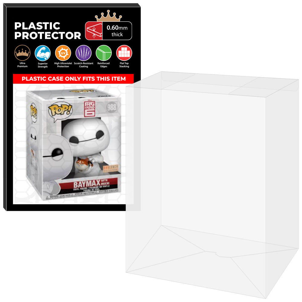 Pop Protector for 6 inch Baymax with Mochi Chase Glow #988 Super Funko Pop