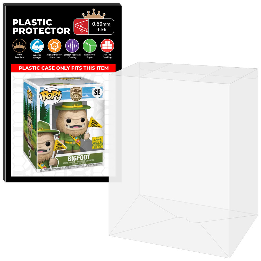 Pop Protector for 6 inch Bigfoot Yellow Flag Light Brown SE Super Funko Pop