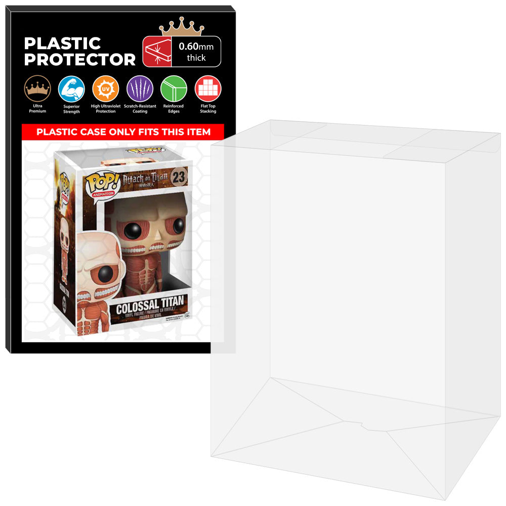 Pop Protector for 6 inch Colossal Titan #23 Super Size Funko Pop