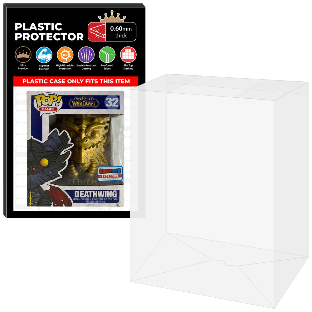 Pop Protector for 6 inch Deathwing Gold Warcraft #32 Super Funko Pop