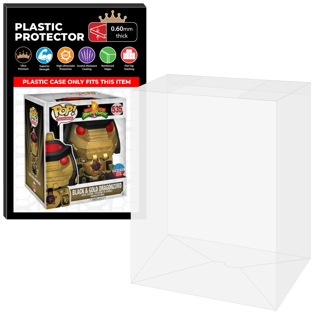 Pop Protector for 6 inch Dragonzord Black & Gold NYCC #535 Super Funko Pop