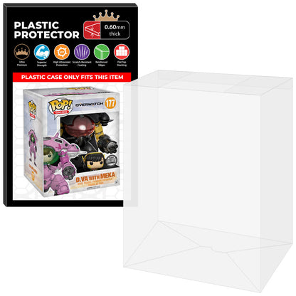 Pop Protector for 6 inch D.Va with MEKA Carbon Fiber #177 Super Funko Pop