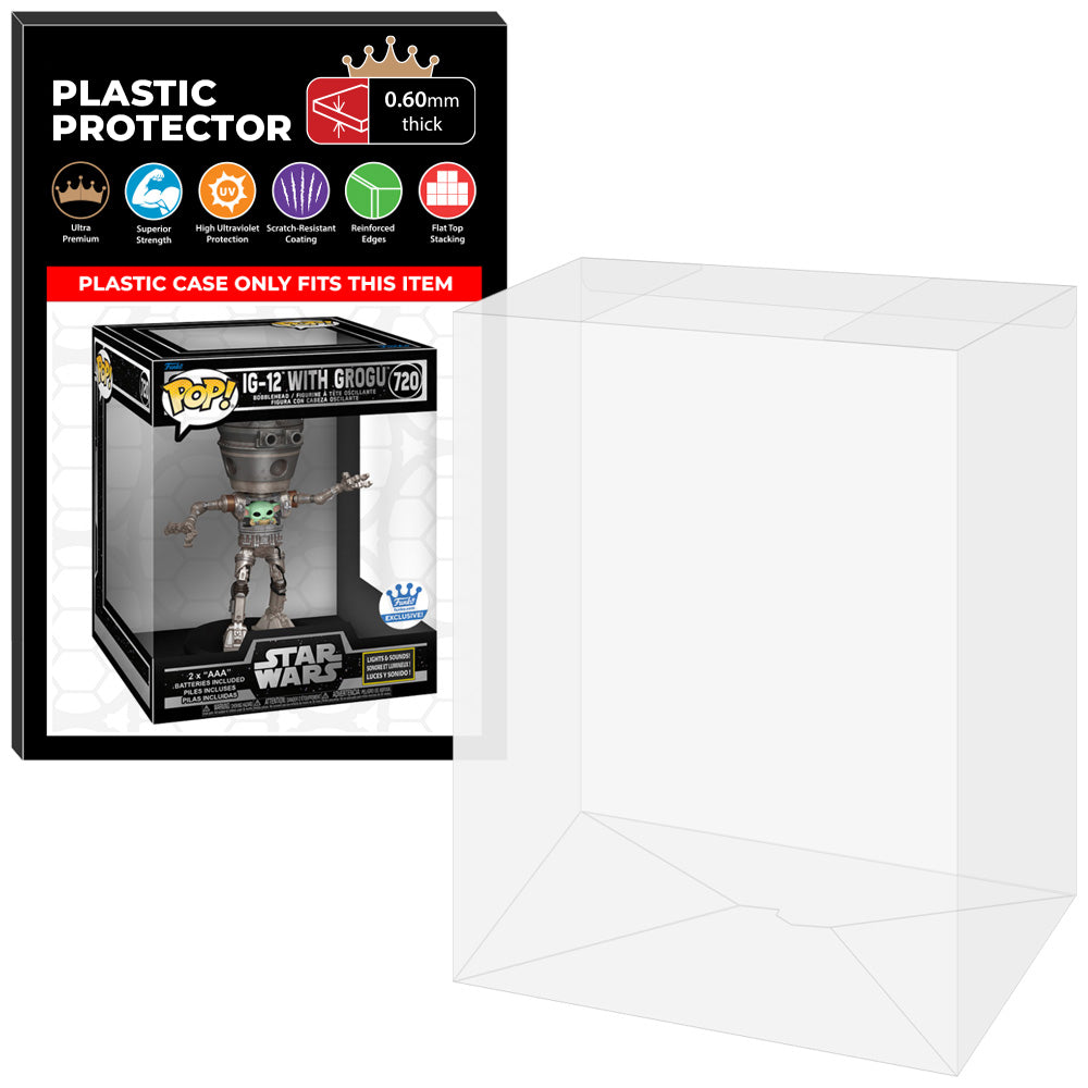 Pop Protector for 6 inch IG-12 with Grogu Lights & Sound #720 Super Funko Pop