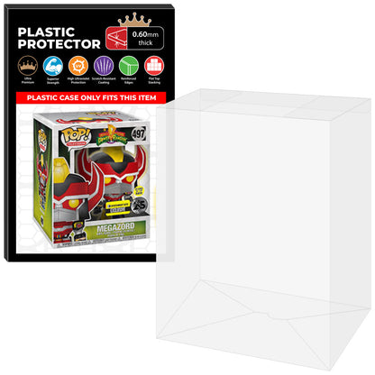 Pop Protector for 6 inch Megazord AAA Metallic #497 Super Funko Pop