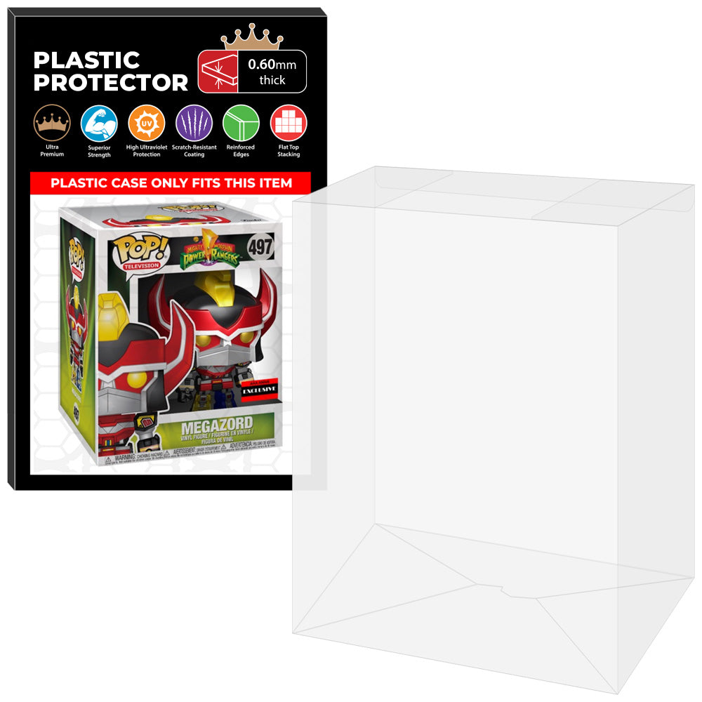 Pop Protector for 6 inch Megazord Black & Gold #497 Super Funko Pop