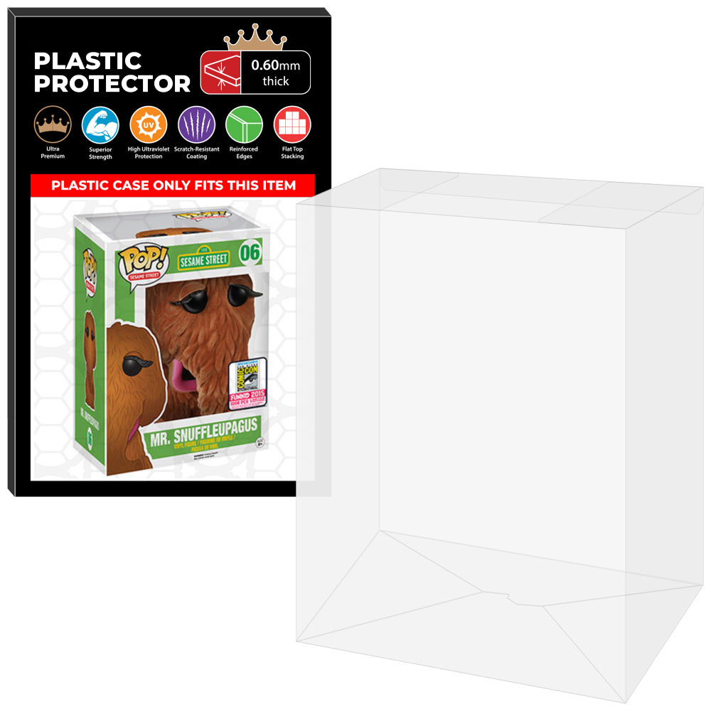 Pop Protector for 6 inch Mr. Snuffleupagus #05 Super Funko Pop