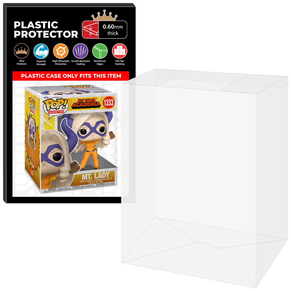Pop Protector for 6 inch Mt. Lady HLB Baseball #1333 Super Size Funko Pop