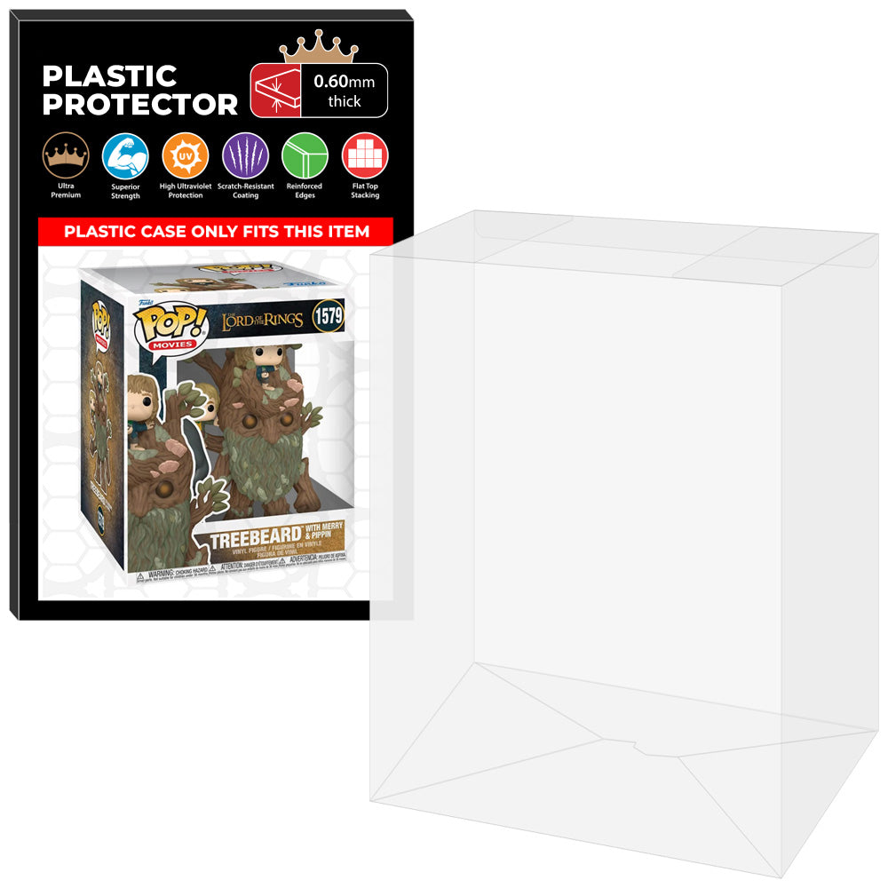 Pop Protector for 6 inch Treebeard with Merry & Pippin #1579 Super Funko Pop