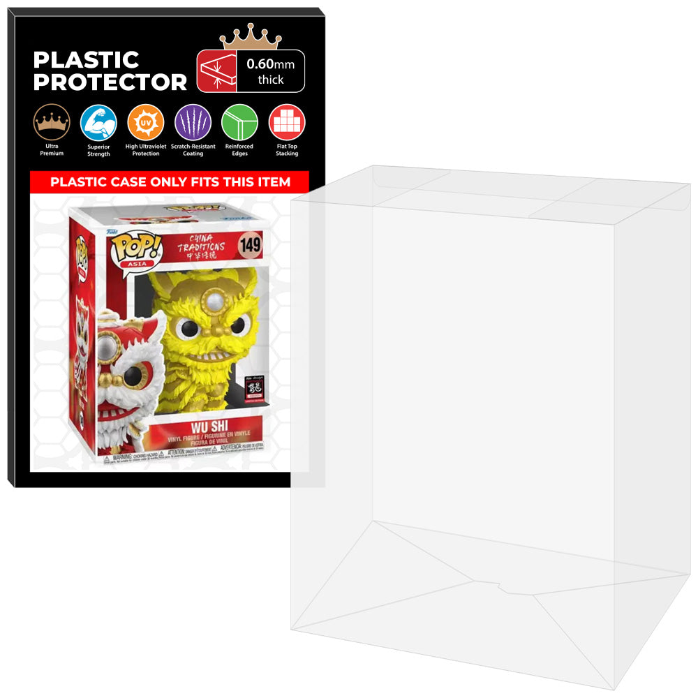 Pop Protector for 6 inch Wu Shi Red & White #149 Super Funko Pop