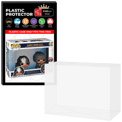 Pop Protector for 2 Pack Baby Nifflers Black & Gray Funko Pop