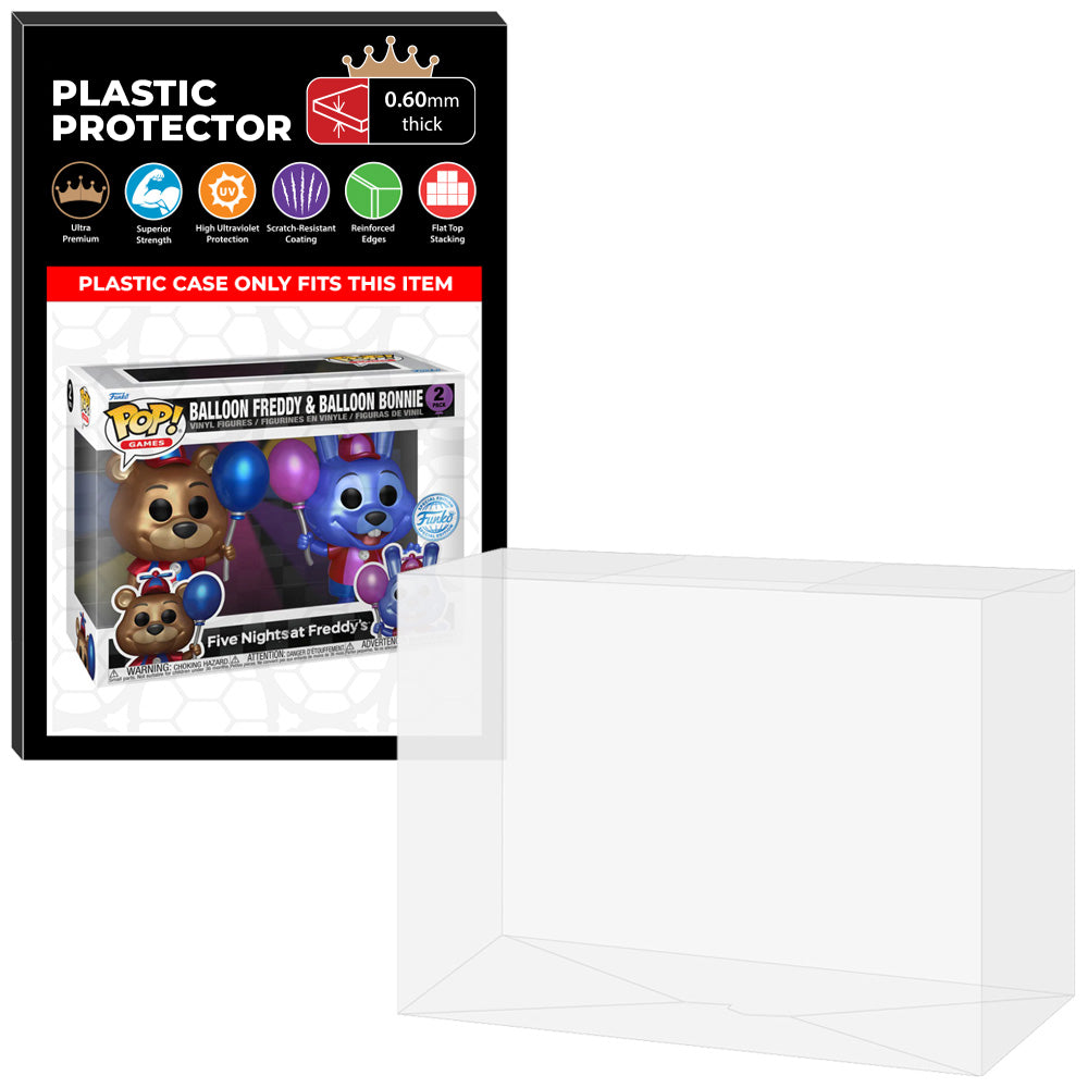 Pop Protector for 2 Pack Balloon Freddy & Balloon Bonnie Metallic Funko Pop