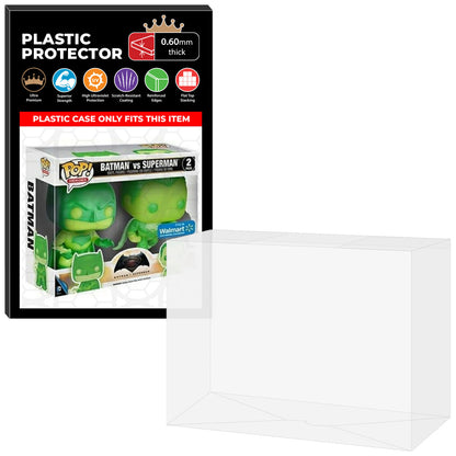 Pop Protector for 2 Pack Batman vs Superman Dawn of Justice Metallic Funko Pop