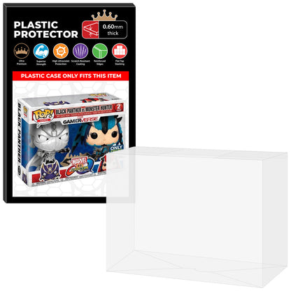 Pop Protector for 2 Pack Black Panther vs Monster Hunter Purple & Red Funko Pop