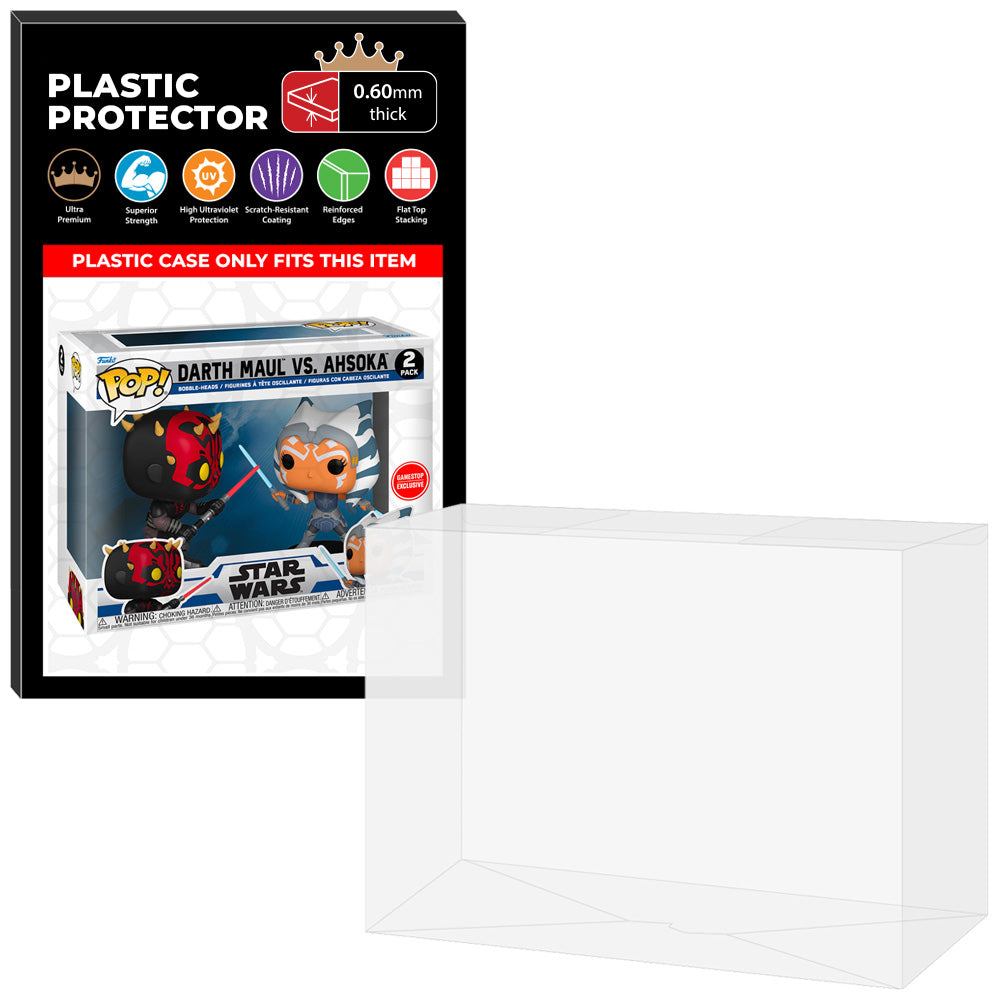 Pop Protector for 2 Pack Darth Maul vs Ahsoka Funko Pop