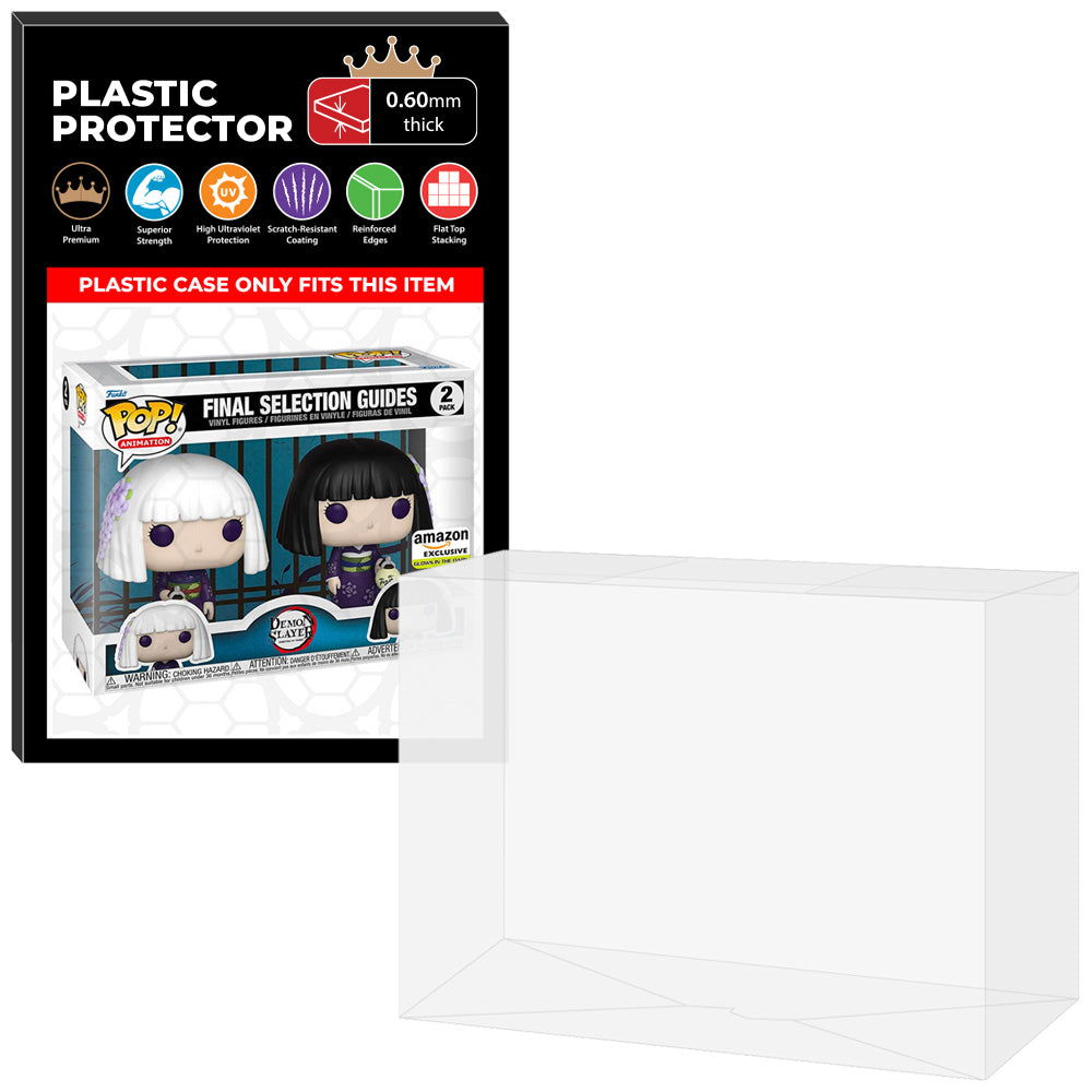 Pop Protector for 2 Pack Demon Slayer Final Selection Guides Glow Funko Pop
