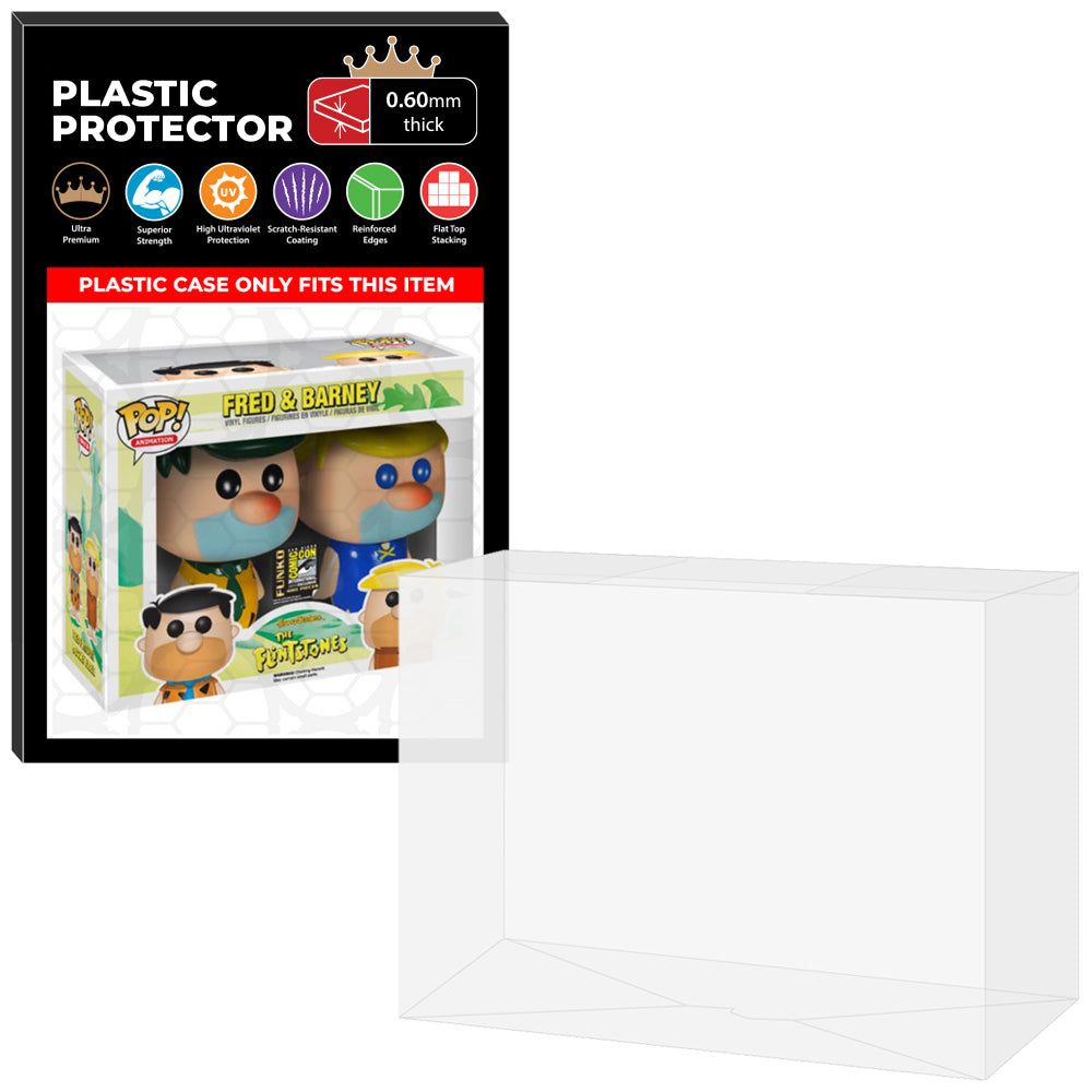 Pop Protector for 2 Pack Fred & Barney Red Hair SDCC Funko Pop