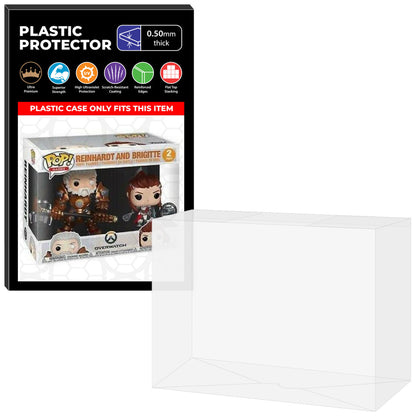 Pop Protector for 2 Pack Reinhardt & Brigitte Funko Pop