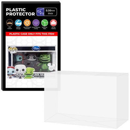 Pop Protector for 3 Pack Jack, Sally & Oogie Metallic D23 Expo Funko Pop