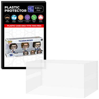 Pop Protector for 3 Pack Slap Shot The Hanson Brothers Funko Pop