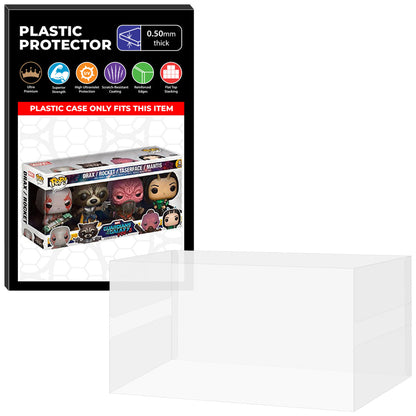 Pop Protector for 4 Pack Drax, Rocket, Taserface & Mantis Funko Pop
