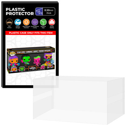 Pop Protector for 4 Pack Guardians of the Galaxy Blacklight Funko Pop