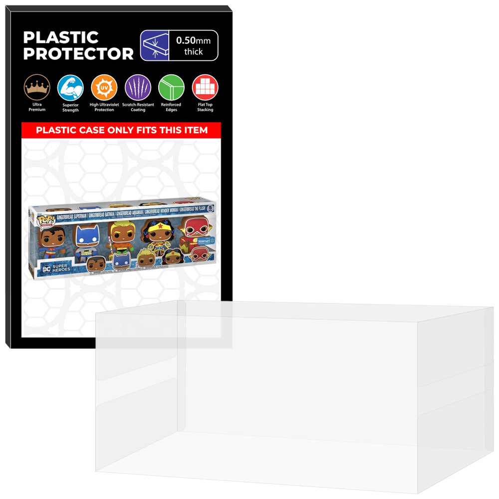 Pop Protector for 5 Pack DC Gingerbread Funko Pop