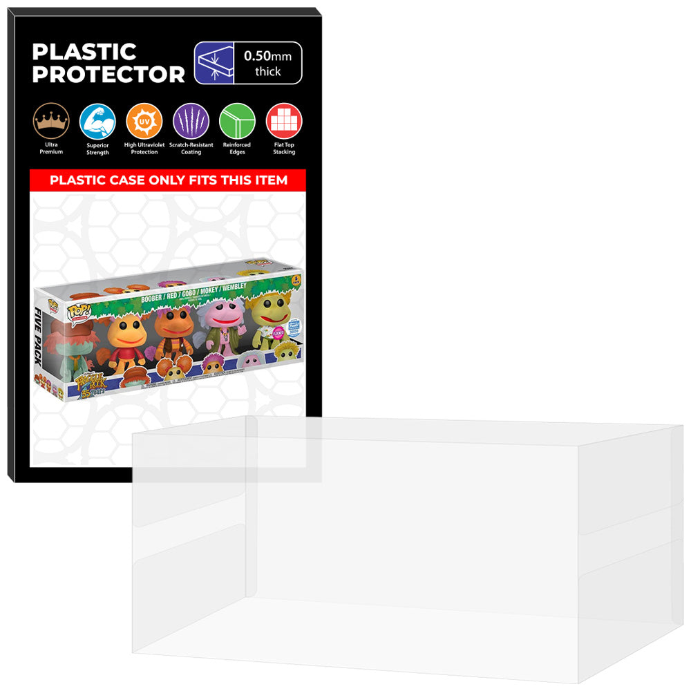 Pop Protector for 5 Pack Fraggle Rock Flocked Funko Pop