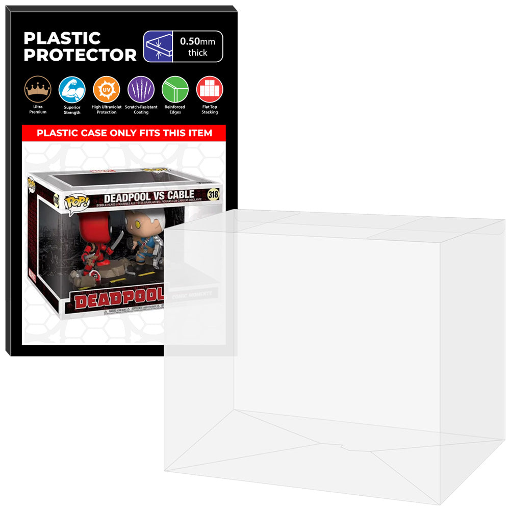 Pop Protector for Deadpool vs Cable #318 Funko Pop Comic Moments