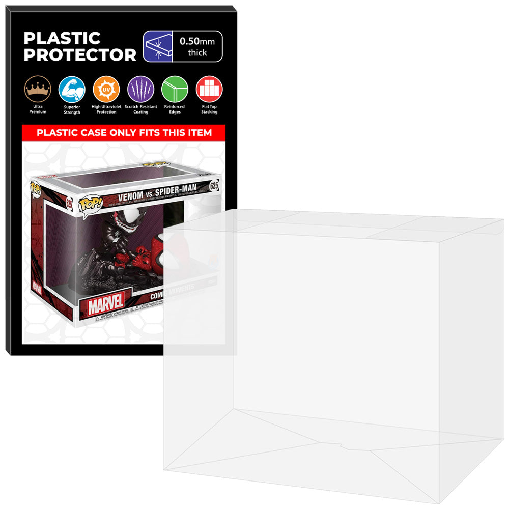 Pop Protector for Venom vs Spider-Man Metallic #625 Funko Pop Comic Moments