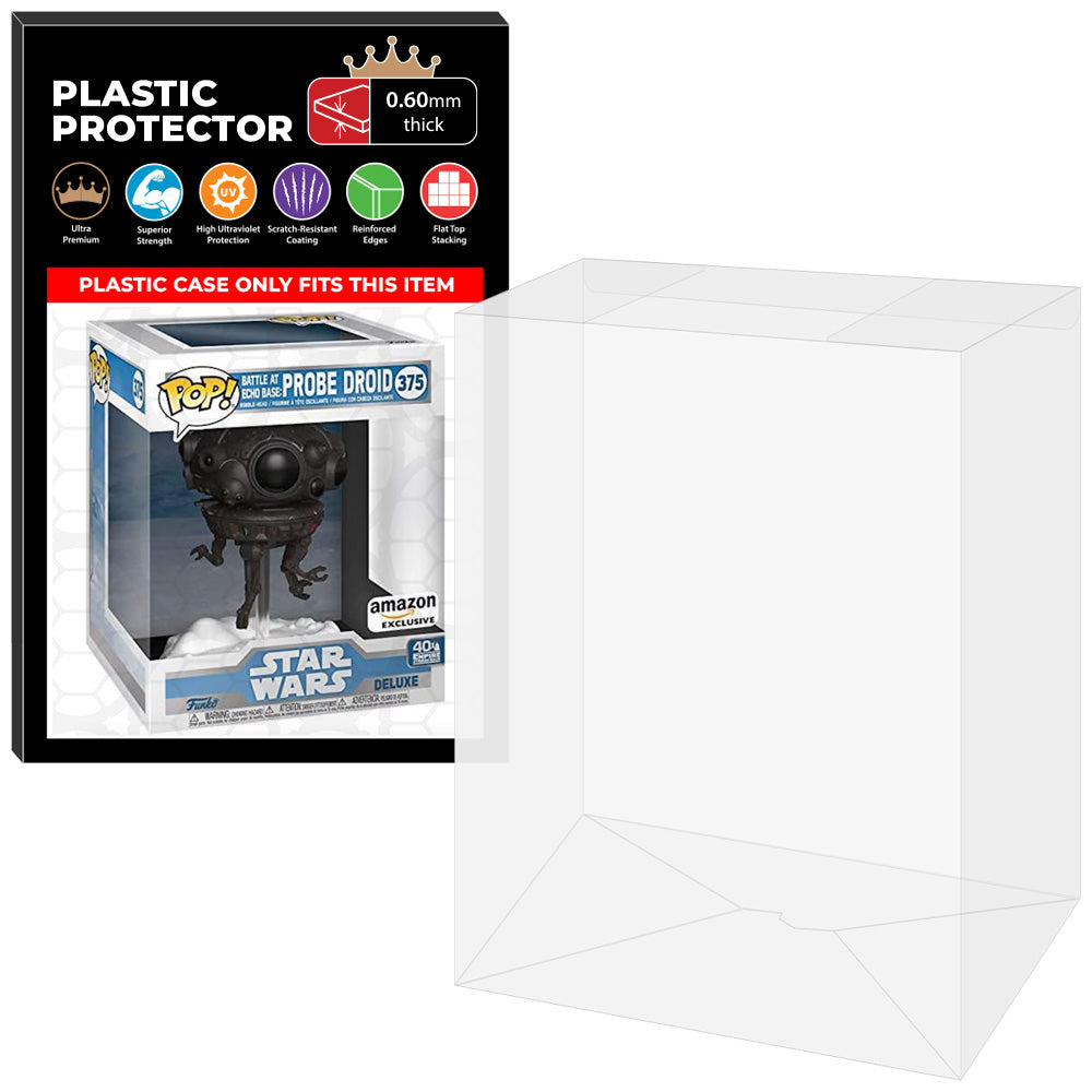 Pop Protector for Battle at Echo Base Chewbacca Flocked #374 Funko Pop Deluxe