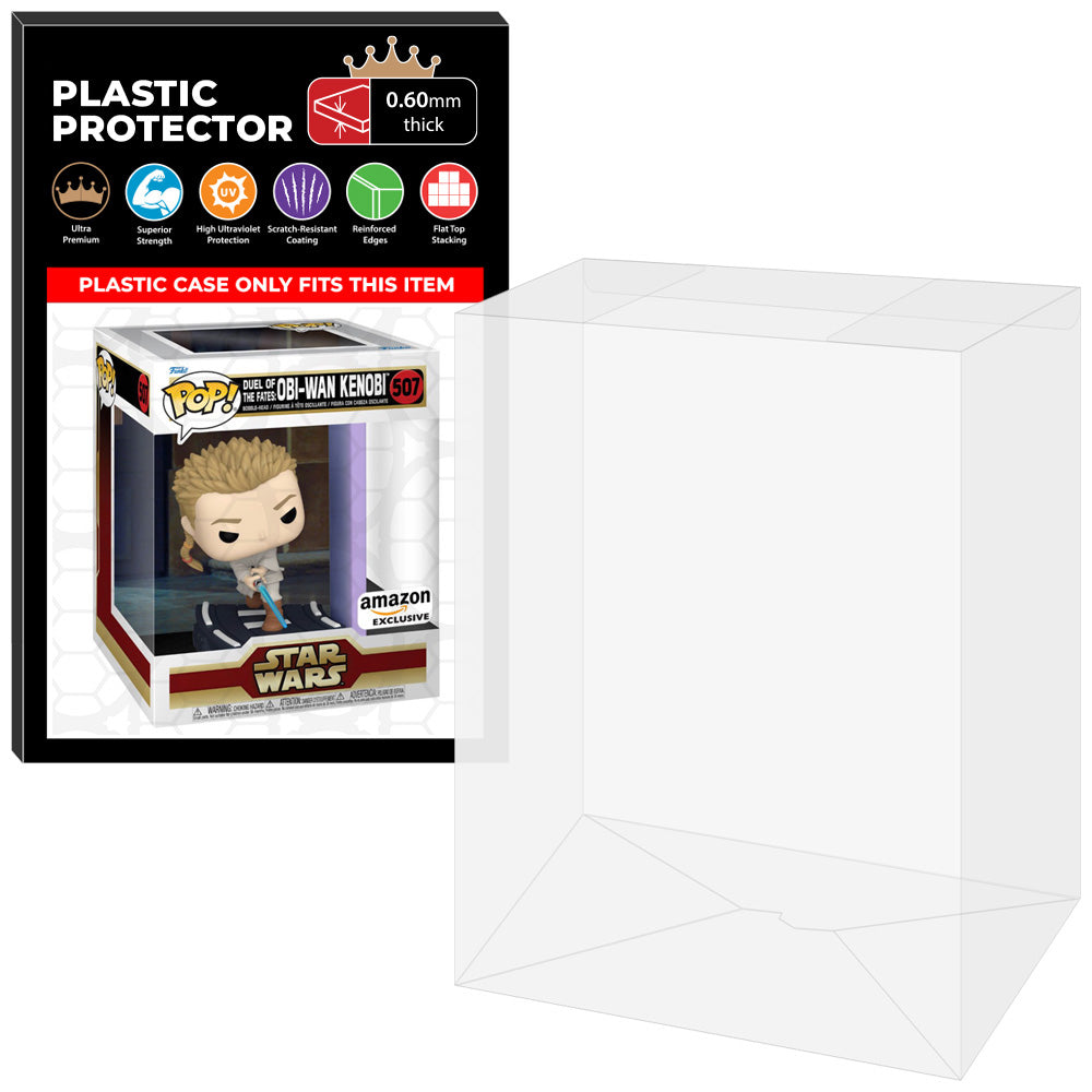 Pop Protector for Duel of the Fates Obi Wan Kenobi #507 Funko Pop Deluxe
