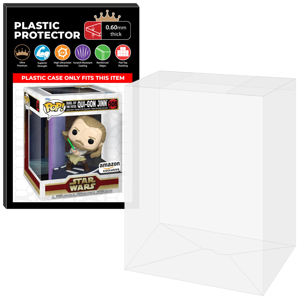 Pop Protector for Duel of the Fates Qui-Gon Jinn #508 Funko Pop Deluxe