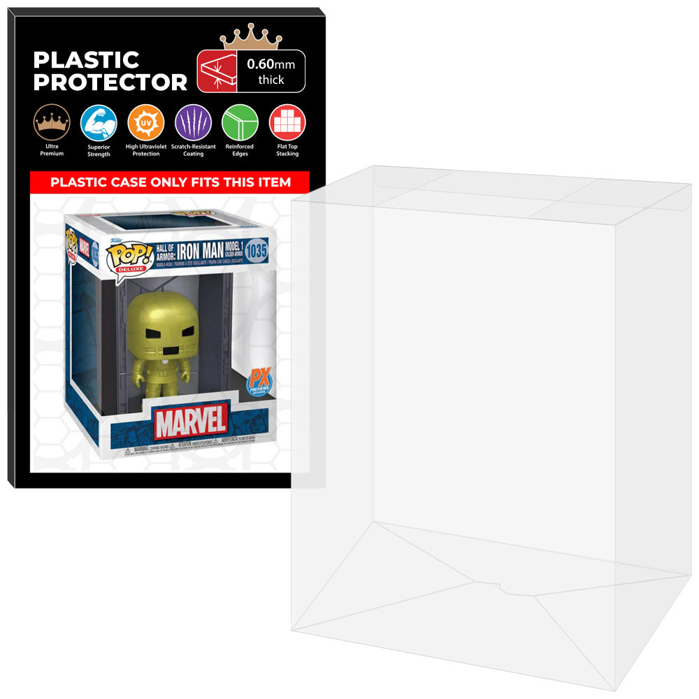 Pop Protector for Hall of Armor Iron Man Model 8 Silver #1038 Funko Pop Deluxe