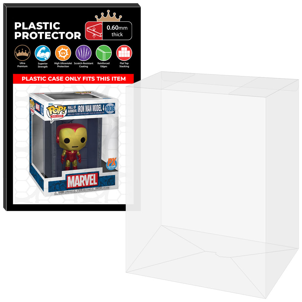 Pop Protector for Hall of Armor Iron Man Model 8 Silver #1038 Funko Pop Deluxe