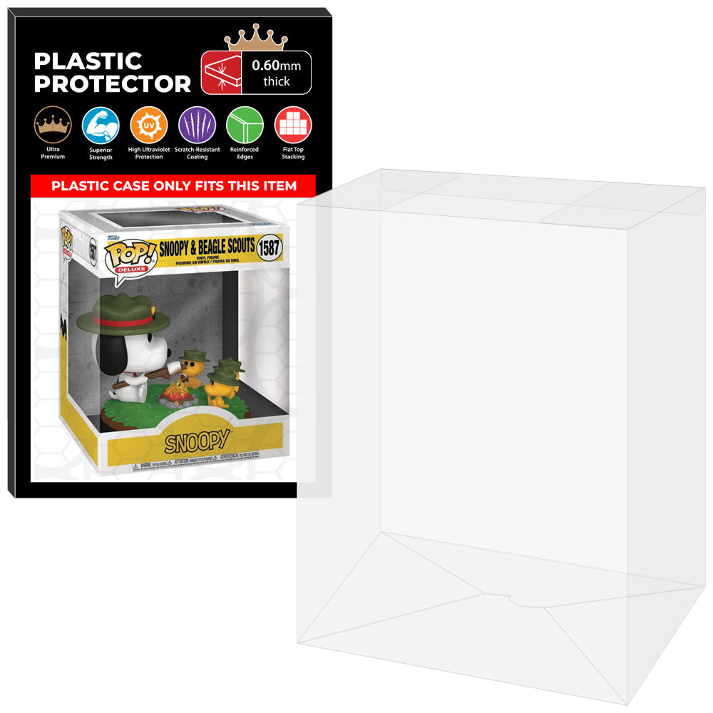 Pop Protector for Snoopy & Woodstock with Pumpkin #1589 Funko Pop Deluxe