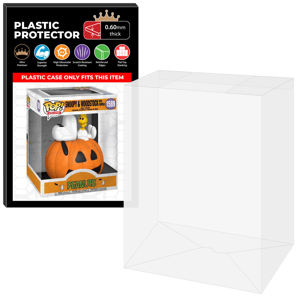 Pop Protector for Snoopy & Woodstock with Pumpkin #1589 Funko Pop Deluxe