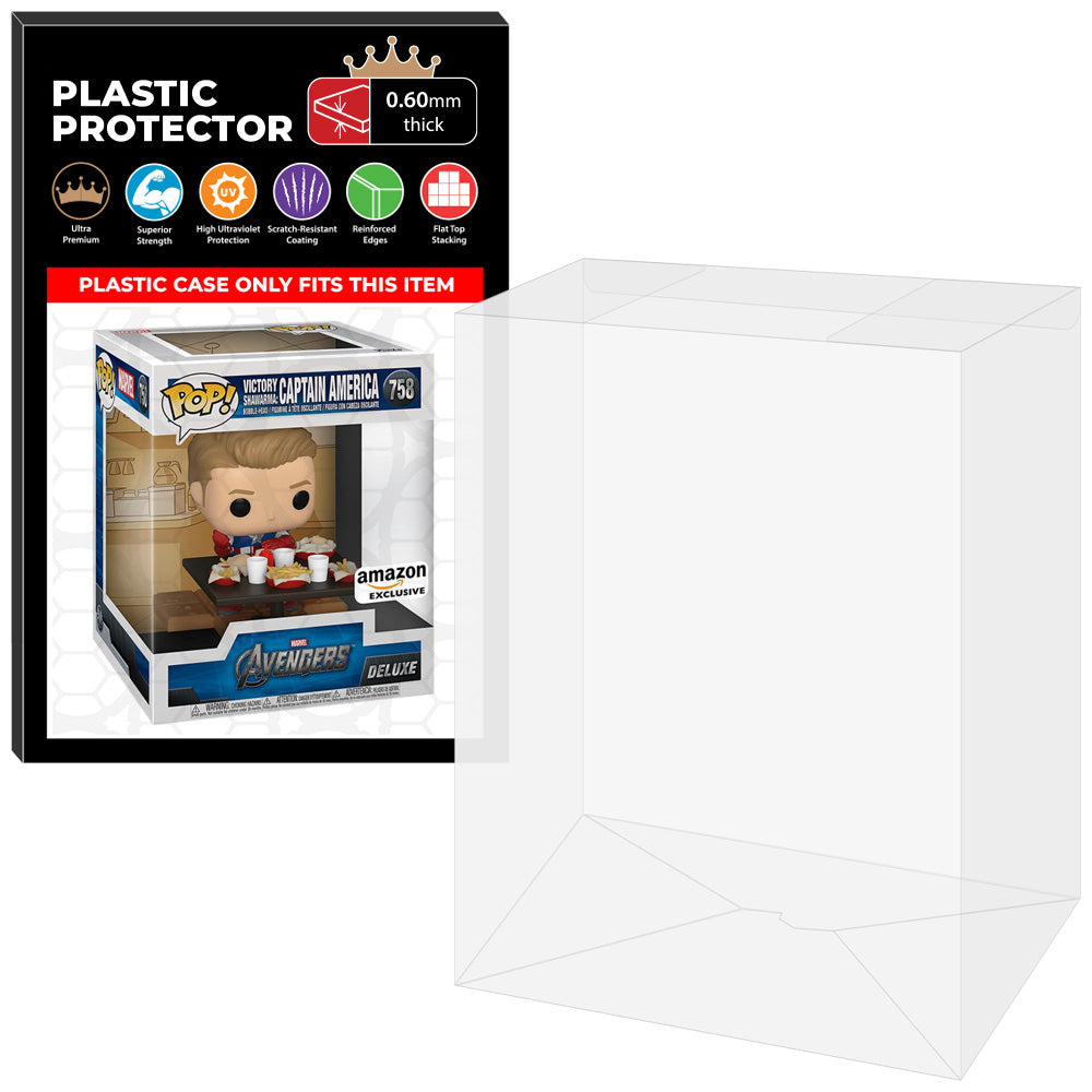 Pop Protector for Victory Shawarma Captain America #758 Funko Pop Deluxe