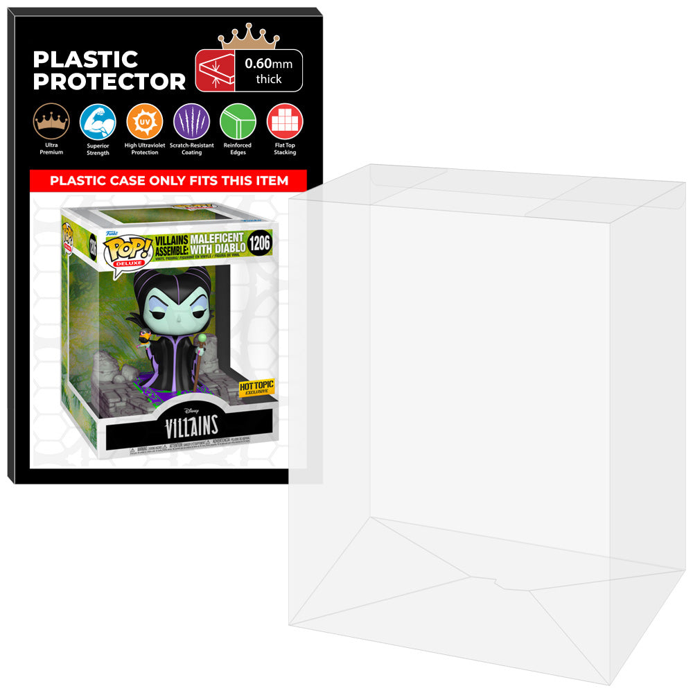 Pop Protector for Villains Assemble Hades with Pain Panic #1203 Funko Pop Deluxe