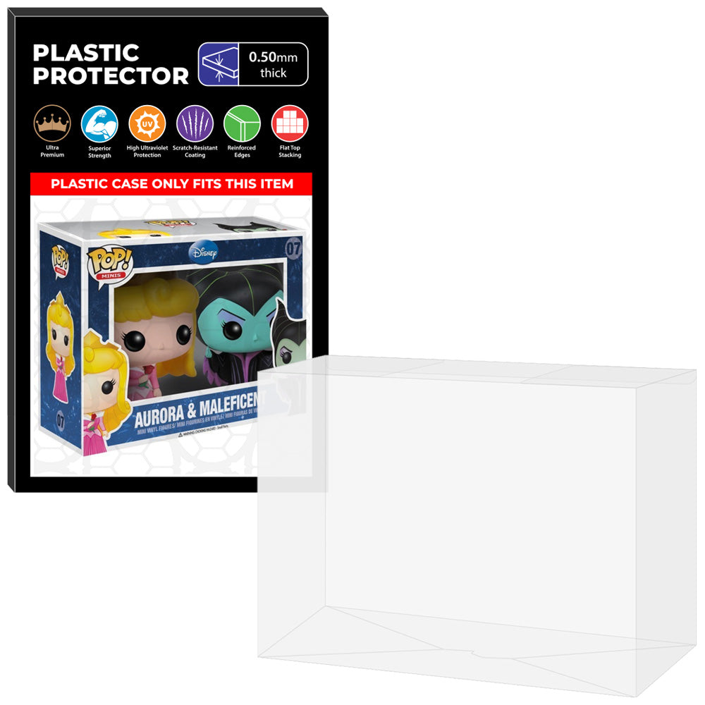 Pop Protector for 2 Pack Mini Aurora & Maleficent #07 Funko Pop