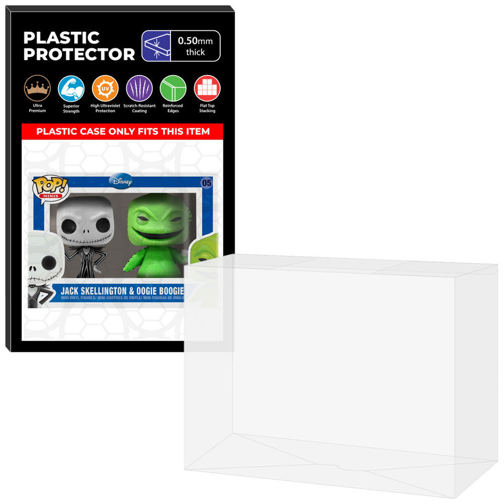 Pop Protector for 2 Pack Mini Jack Skellington & Oogie Boogie #05 Funko Pop