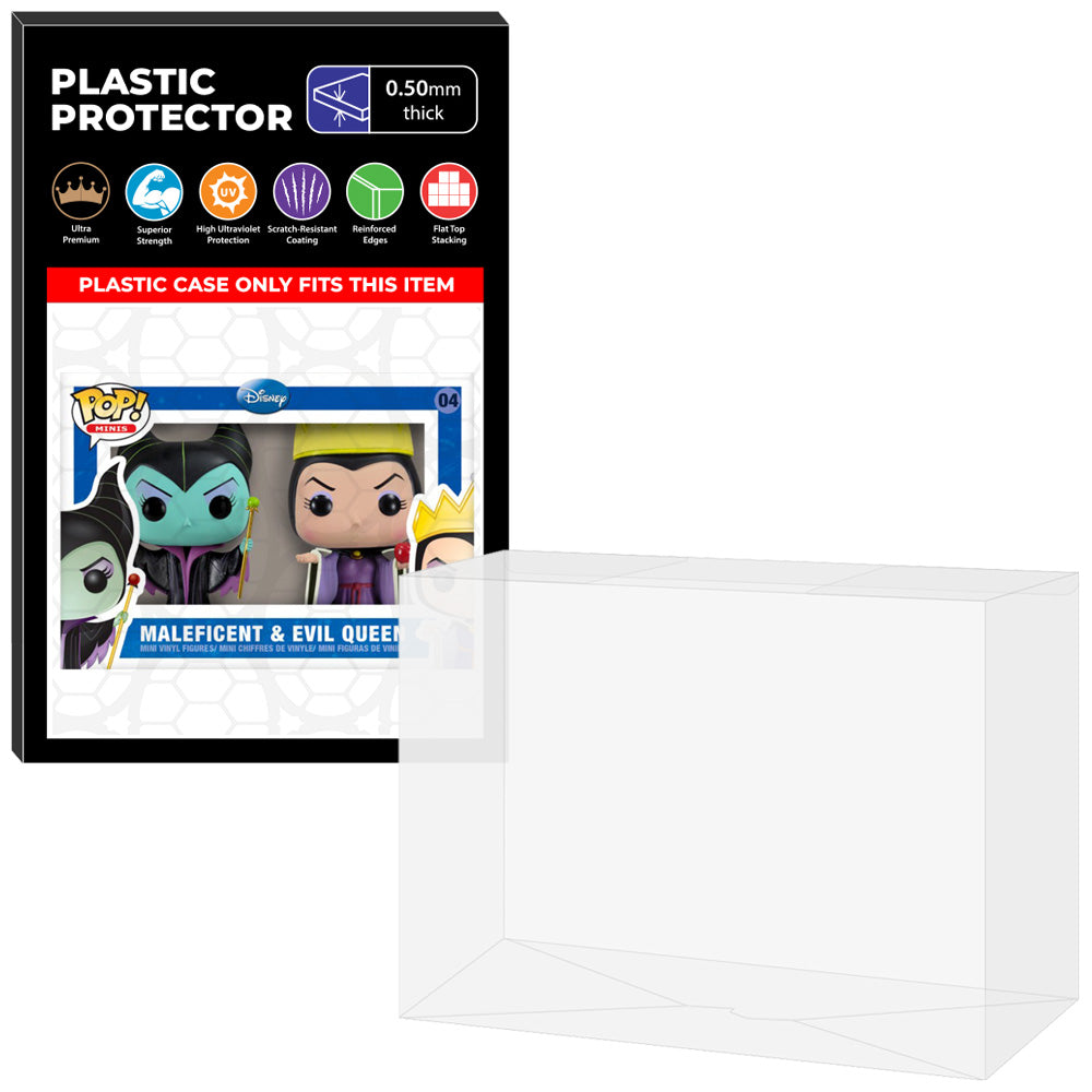 Pop Protector for 2 Pack Mini Maleficent & Evil Queen #04 Funko Pop
