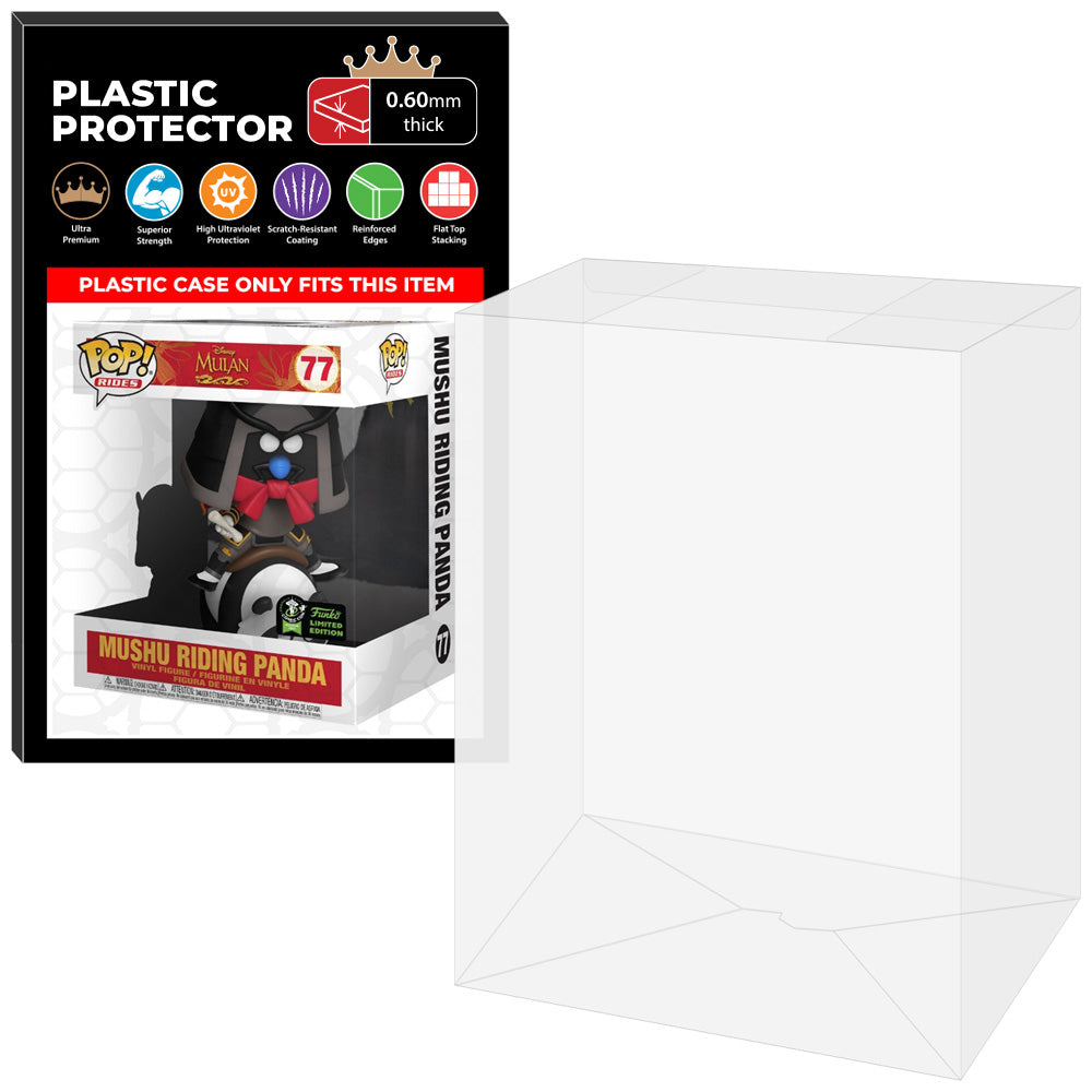 Pop Protector for Mushu Riding Panda ECCC #77 Funko Pop Rides