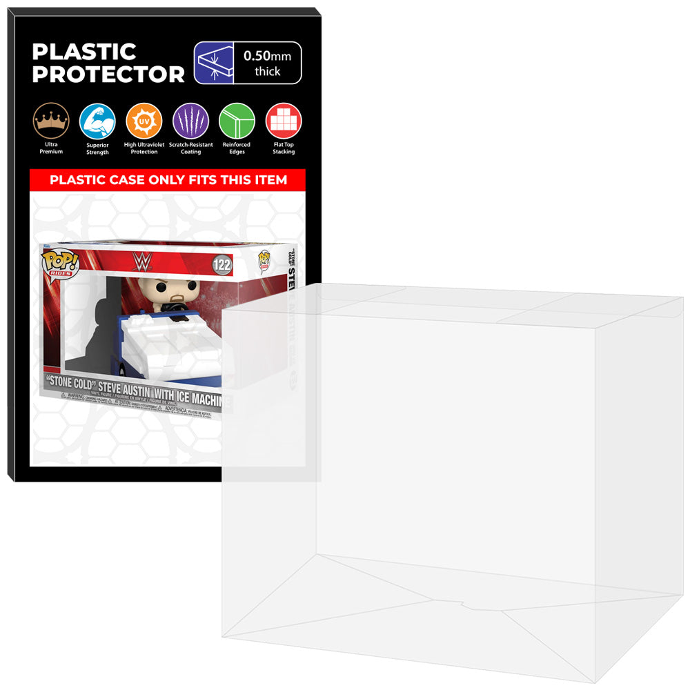 Pop Protector for Stone Cold Steve Austin with Ice Machine #122 Funko Pop Rides