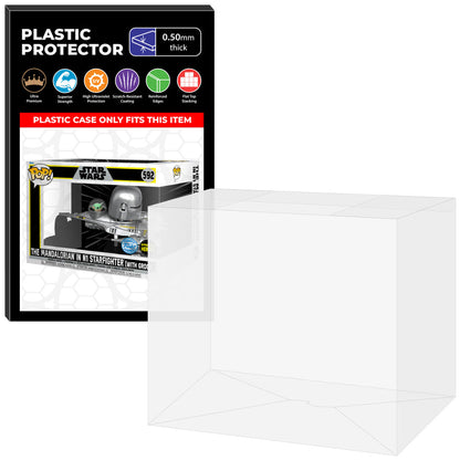 Pop Protector for Mandalorian in N1 Starfighter with Grogu #592 Funko Pop Rides