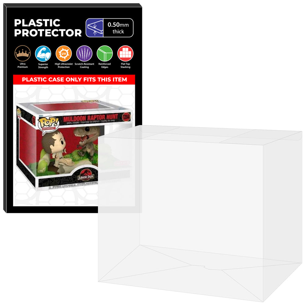 Pop Protector for Jurassic Park Muldoon Raptor Hunt #1204 Funko Pop Moment