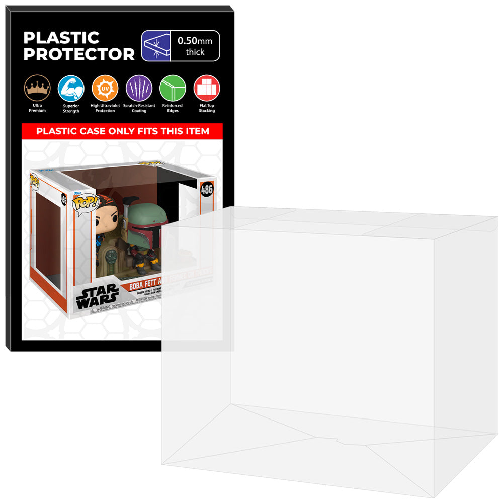 Pop Protector for Boba Fett and Fennec on Throne #486 Funko Pop TV Moments