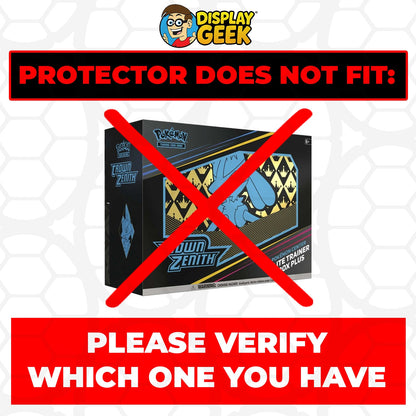 Plastic Protector for Pokemon TCG 2023 Crown Zenith Lucario ETB Elite Trainer Box